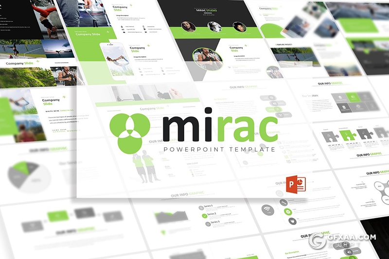 30页扁平化简约风格国外商务多用途PPT模板 5种主题配色 - 顶尖PPT