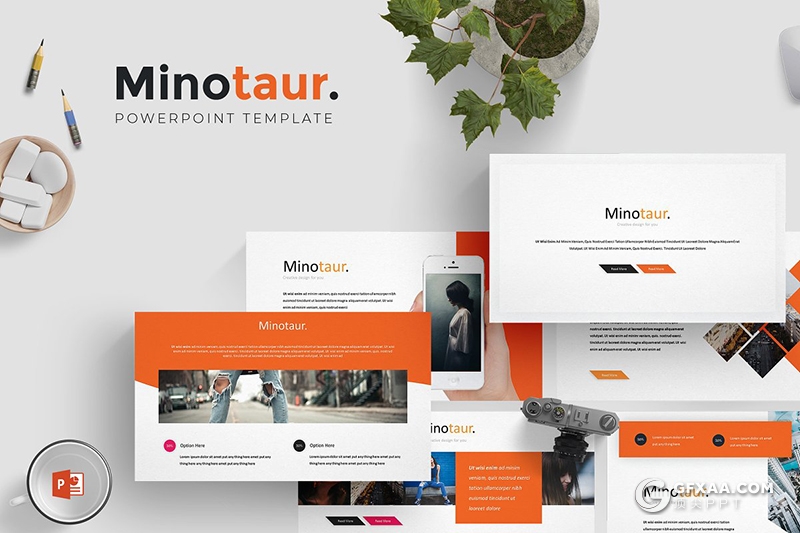 30页国外商务风格企业介绍工作汇报总结PPT模板 5种主题配色 - 顶尖PPT