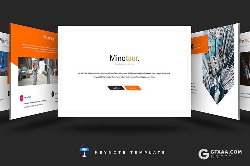 30页国外商务风格企业介绍工作汇报总结keynote模板 5种主题配色 - 顶尖PPT