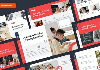教育机构课程展示PPT模板 - 顶尖PPT
