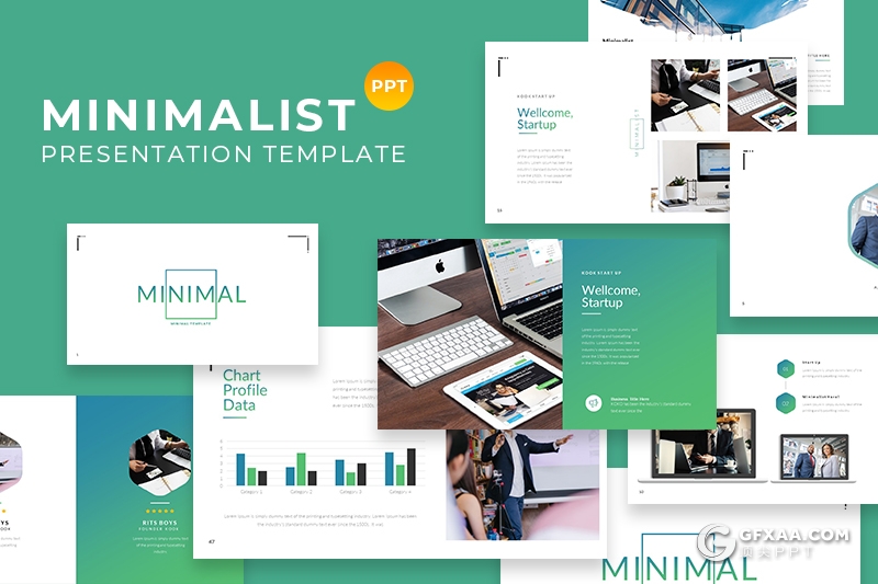 60页欧美商务企业团队介绍工作总结多用途PPT模板 - 顶尖PPT