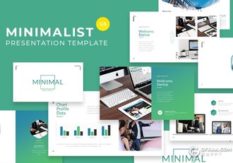 60页欧美商务企业团队介绍工作总结多用途Google slides模板 - 顶尖PPT