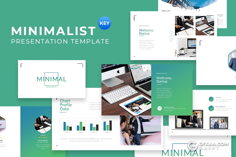 60页欧美商务企业团队介绍工作总结多用途keynote模板 - 顶尖PPT