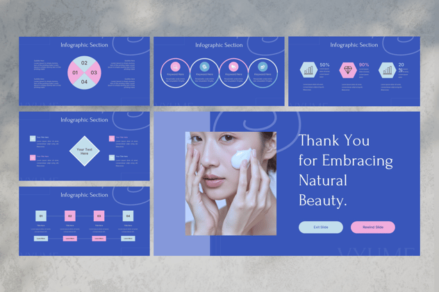 美容护肤品PPT模板 - 顶尖PPT