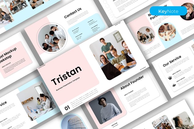 商务战略规划方案演讲Keynote模板 - 顶尖PPT