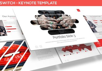 创意切换主题设计Keynote模板 - 顶尖PPT