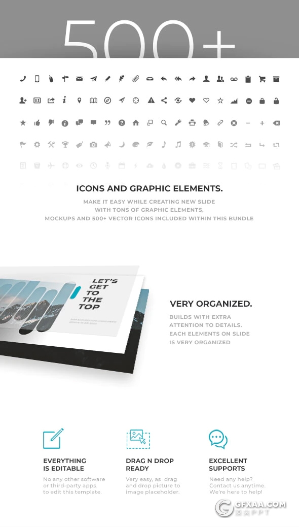 128页国外商务PPT模板企业介绍团队成员介绍项目工作汇报分析PPT模板 7种主题配色 - 顶尖PPT