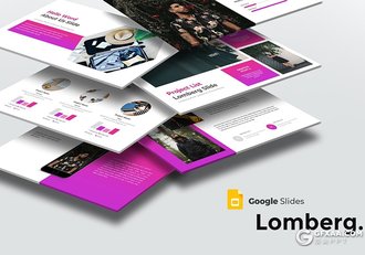 30页渐变色国外商务风格工作总结计划Google slides模板 5种主题配色 - 顶尖PPT