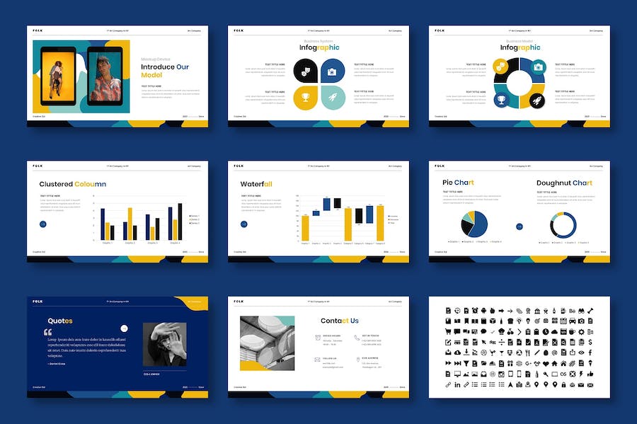 民俗文化创意商务企业展示PPT模板 - 顶尖PPT