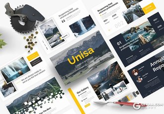 191页欧美商务多用途企业介绍工作汇报创意图形合集商务风格PPT模板 - 顶尖PPT