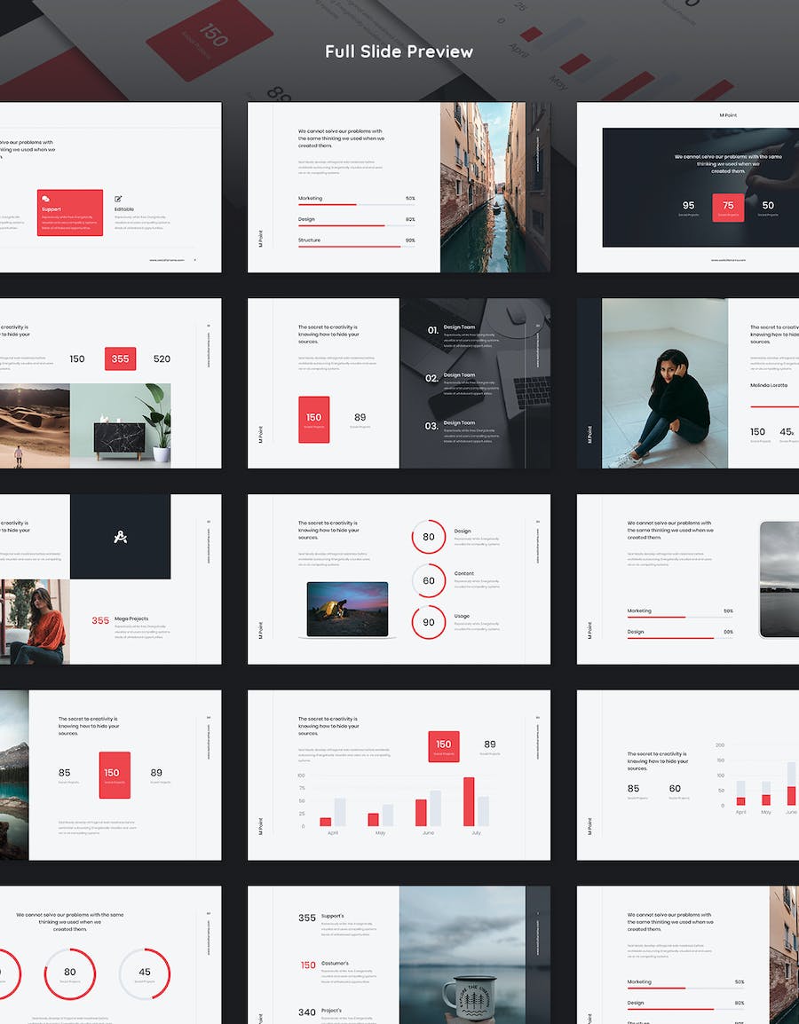 极简品牌营销策划业务合作报告PPT模板 - 顶尖PPT