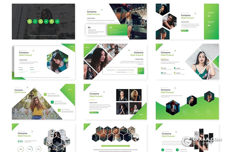 30页商务风格数据统计图形工作总结汇报多用途keynote模板 5种主题配色 - 顶尖PPT