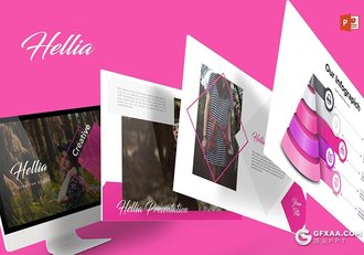 30页创意杂志风格国外多用途PPT模板 5种主题配色 - 顶尖PPT