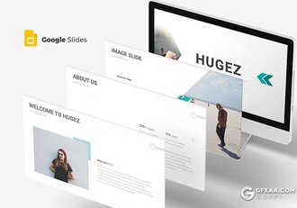 30页卡通图形国外商务风格Google slides模板 5种主题配色 - 顶尖PPT