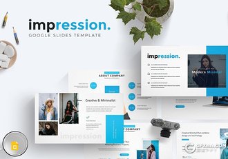 30页国外商务工作总结商务图形设计Google slides模板 5种主题配色 - 顶尖PPT