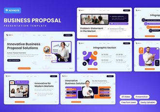 商务计划书欧美风格keynote模板 - 顶尖PPT