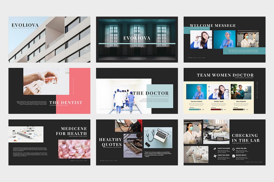 医疗健康产品发布会Keynote模板 - 顶尖PPT