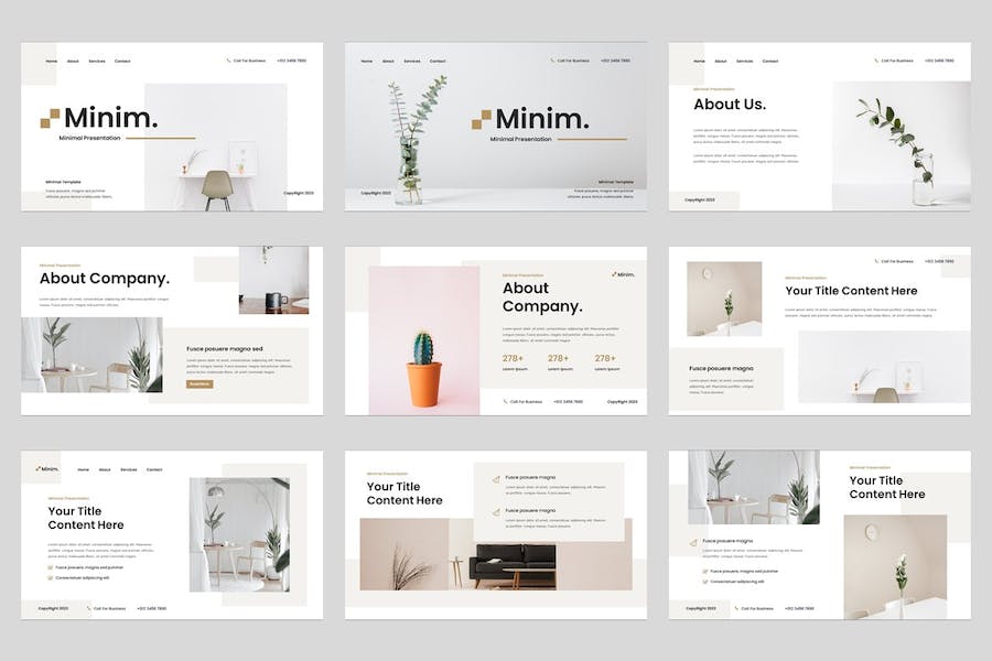 极简设计风格应用创新展示Keynote模板 - 顶尖PPT