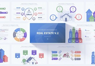 宅基地房屋建造信息图形PPT目标 - 顶尖PPT