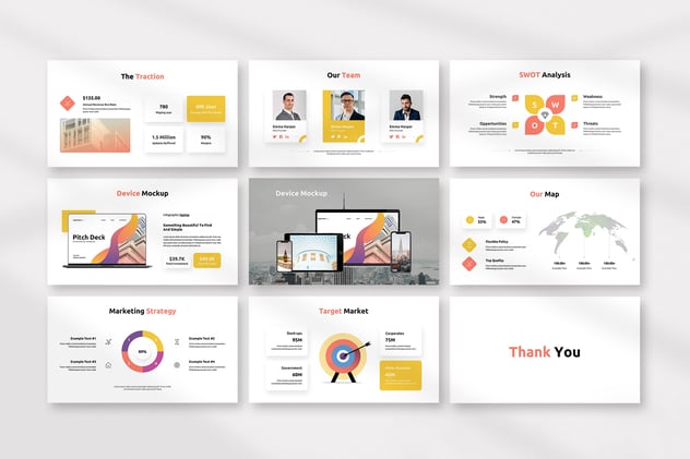 创意活力创业项目融资路演Keynote模板 - 顶尖PPT