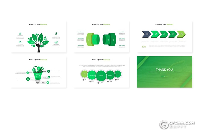 30页商务风格团队介绍工作总结汇报keynote模板 5种主题配色 - 顶尖PPT