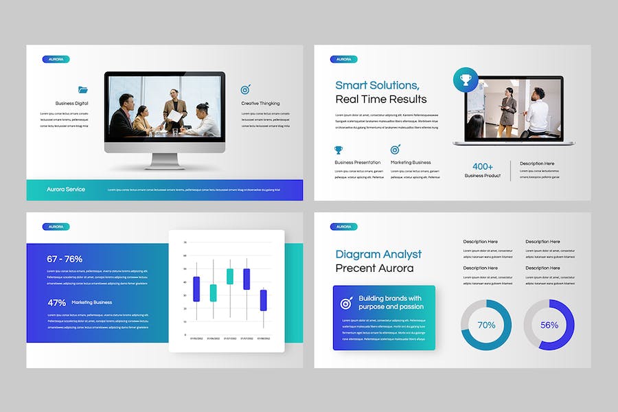 商务企业公司简介宣传Keynote模板 - 顶尖PPT