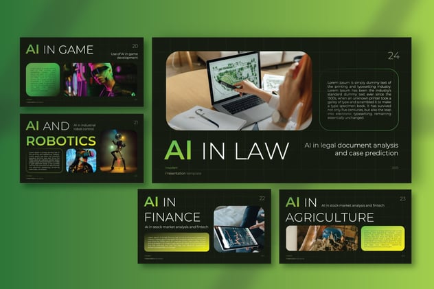 人工智能AI演示PPT模板 - 顶尖PPT