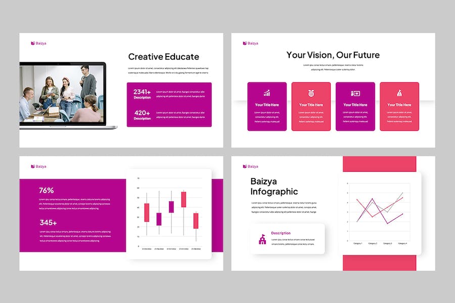 教育课程教学设计大纲讲述知识展示PPT模板 - 顶尖PPT