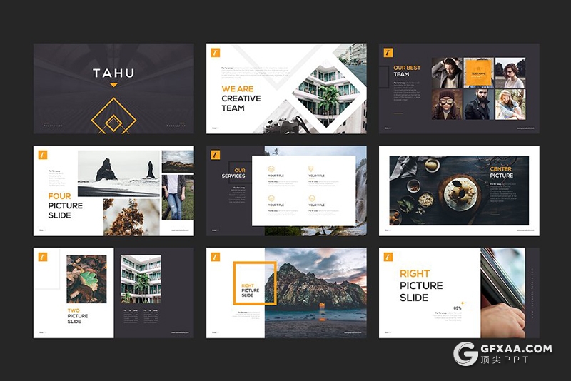 50多页国外极简商务多用途keynote模板 - 顶尖PPT