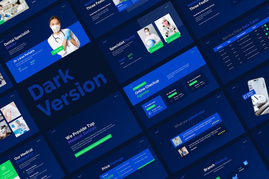 医疗健康知识宣传方案Keynote模板 - 顶尖PPT