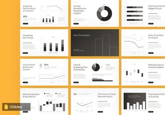 可视化图表数据展示分析PPT模板 - 顶尖PPT