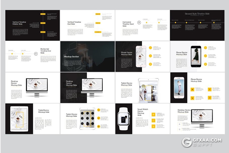 101页欧美极简风格商务工作汇报时尚文艺多用途keynote模板 - 顶尖PPT