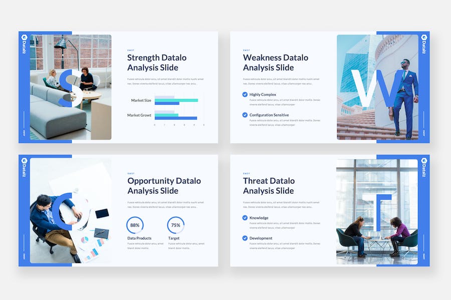 数据科学计算公司PPT模板 - 顶尖PPT