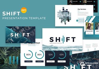 135页国外简约时尚风格团队介绍摄影模特写真商务通用PPT模板 预设24个XML配色文件 - 顶尖PPT