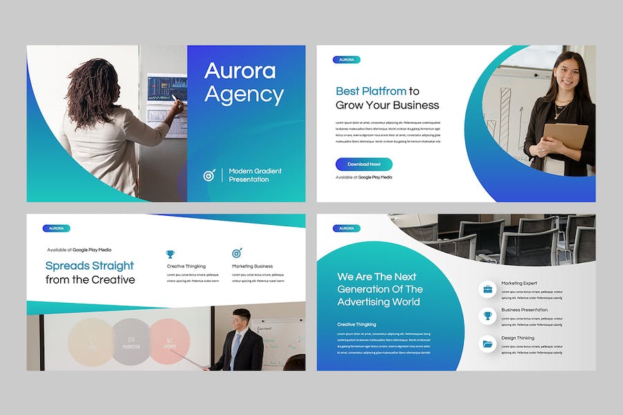 商务企业公司简介宣传Keynote模板 - 顶尖PPT