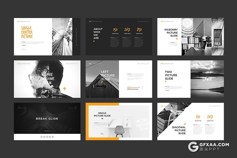 60页国外商务企业团队介绍通用PPT模板 - 顶尖PPT