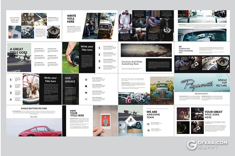 95页简约文艺风格旅游摄影美图展示工作汇报企业介绍通用keynote模板 - 顶尖PPT