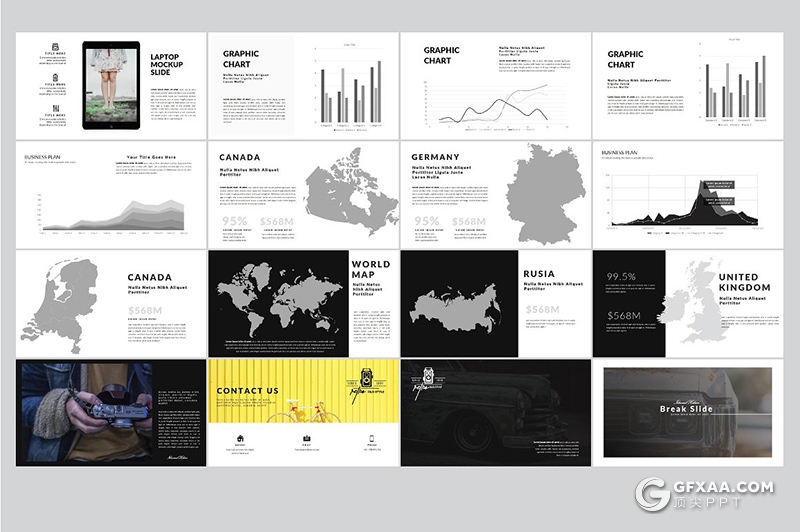 95页简约文艺风格旅游摄影美图展示工作汇报企业介绍通用keynote模板 - 顶尖PPT