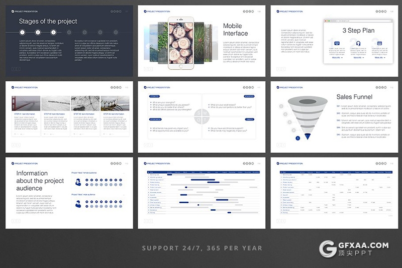 341页国外商务PPT模板合集创意图形世界各国地图icon图标 - 顶尖PPT