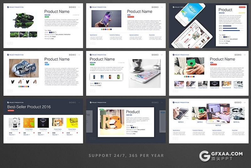 341页国外商务PPT模板合集创意图形世界各国地图icon图标 - 顶尖PPT