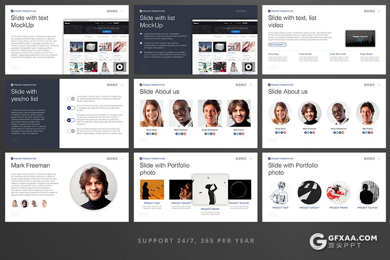 341页国外商务PPT模板合集创意图形世界各国地图icon图标 - 顶尖PPT