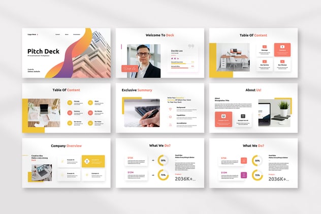 创意活力创业项目融资路演Keynote模板 - 顶尖PPT