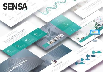 欧美商务多用途企业介绍总结keynote模板 - 顶尖PPT