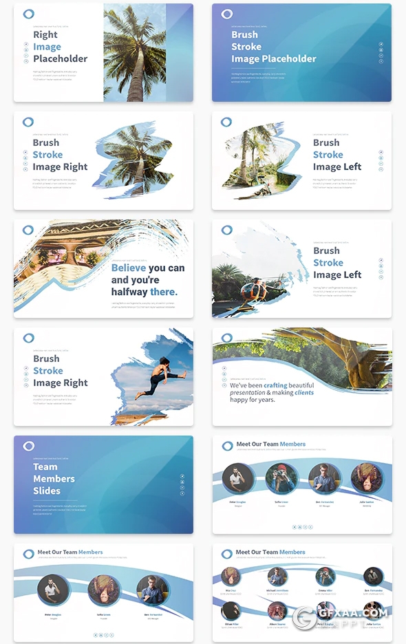 171页高端商务ppt模板国外高端图形设计商务数据分析总结PPT模板 11种主题配色 - 顶尖PPT