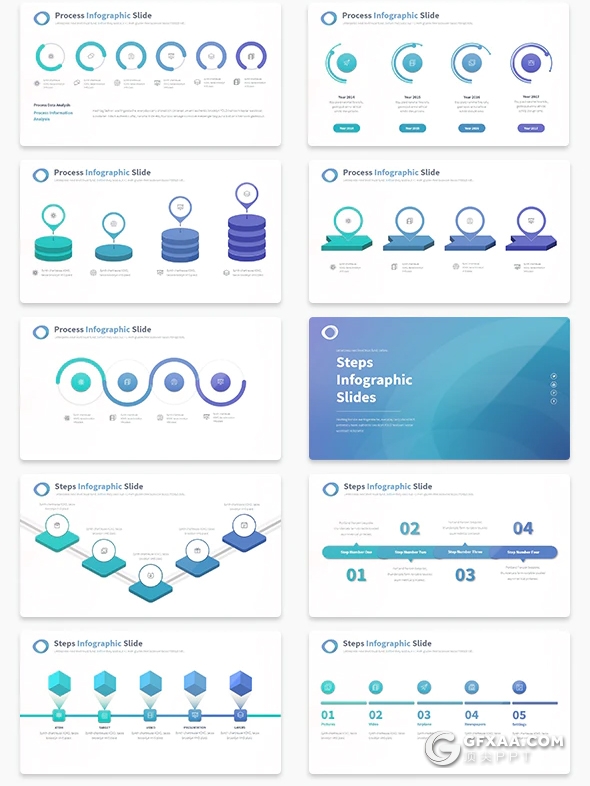 171页高端商务ppt模板国外高端图形设计商务数据分析总结PPT模板 11种主题配色 - 顶尖PPT