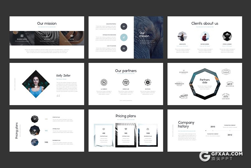 125页简约风格欧美商务总结计划产品展示多用途keynote模板 - 顶尖PPT