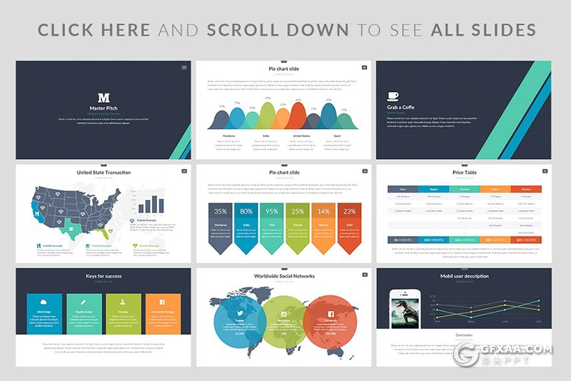 69页国外商务风格企业介绍工作汇报总结keynote模板 - 顶尖PPT