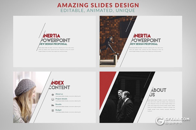 60页企业公司团队介绍展示国外keynote模板 - 顶尖PPT