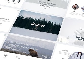 55页简约商务风格keynot模板世界各国地图图形keynote模板 8种主题配色 - 顶尖PPT