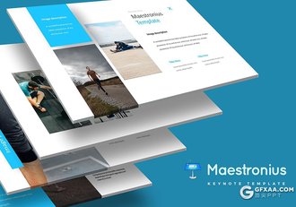 30页扁平化商务风格工作汇报总结通用keynote模板 5种主题配色 - 顶尖PPT